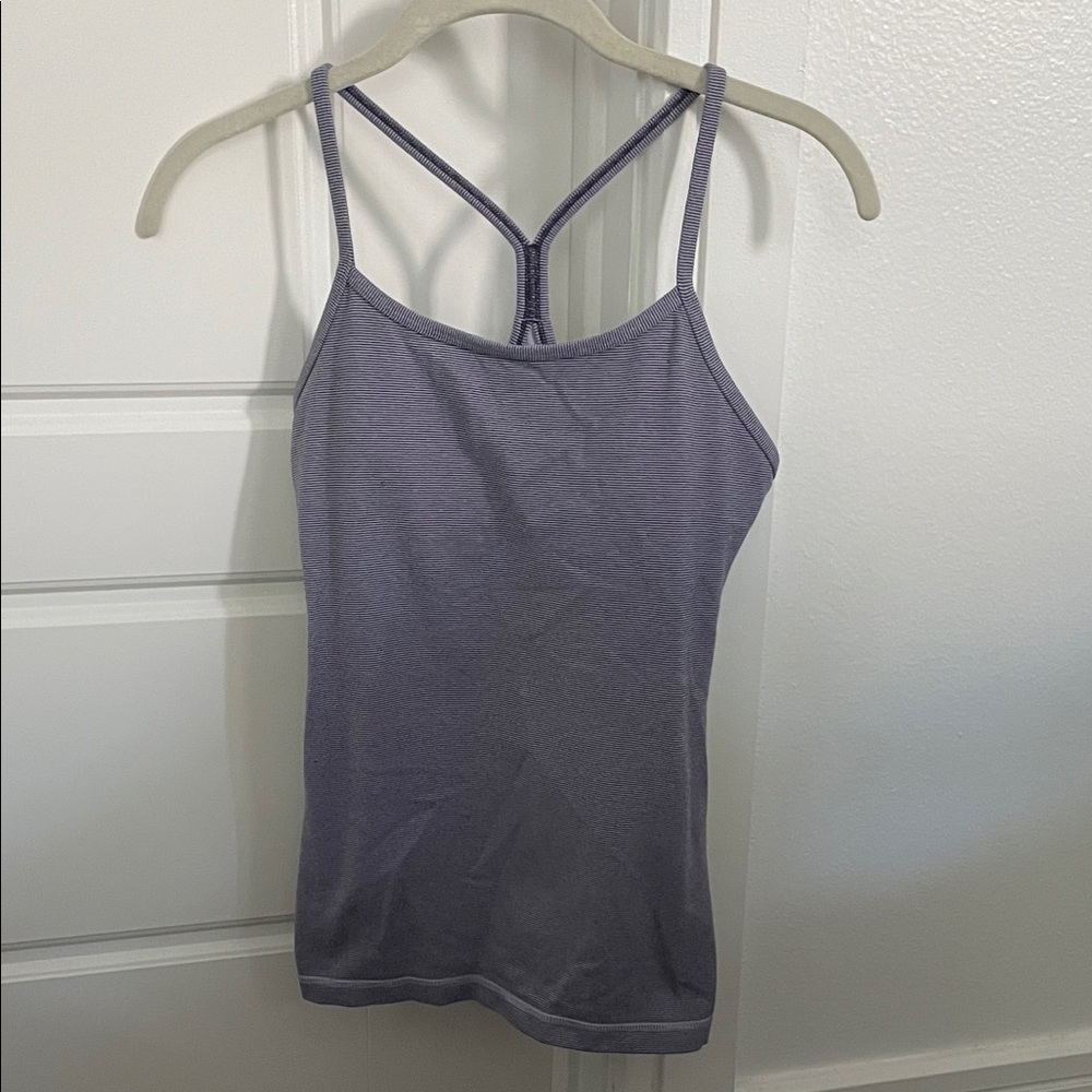 Lululemon Striped Workout Tank
